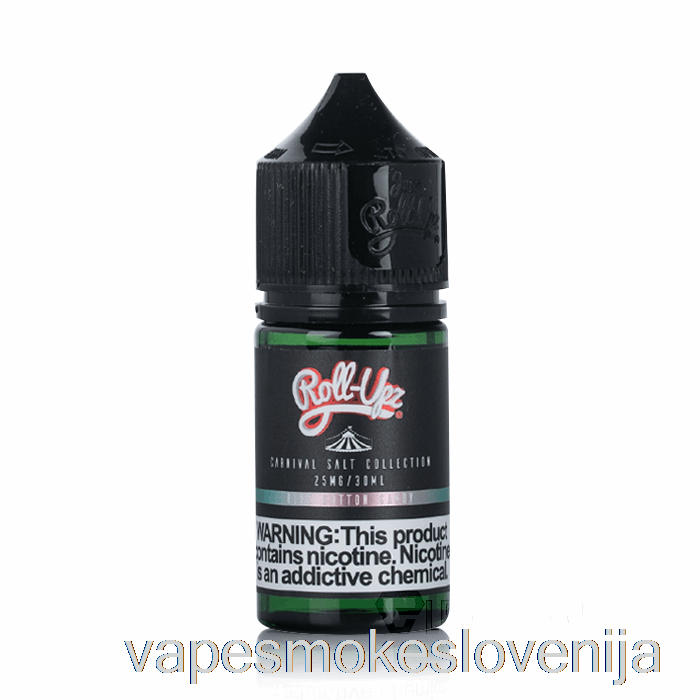 Vape Slovenija Modri Bombaž - Pustna Sol - Sok Roll-upz - 30ml 25mg